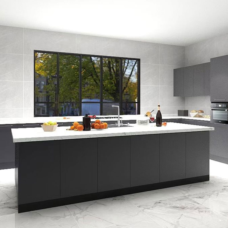 Modern Melamine Lacquer Kitchen Cabinets