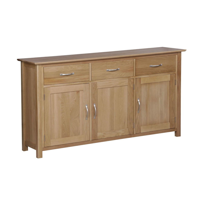 Modern Quercus 3 Door 3 Drawer Sideboard