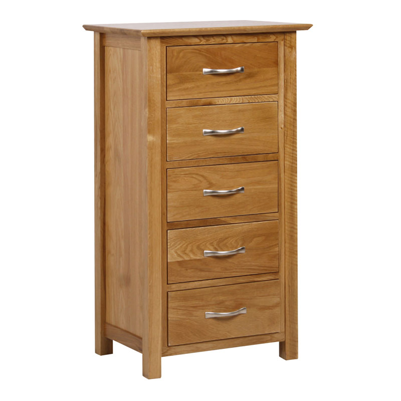 Quercus modernus 5 Drawer Cabinet