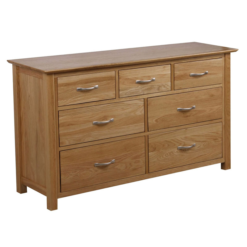 Modern quercus 7 Drawer Cabinet