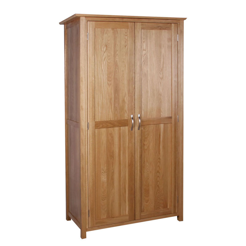 Duae Porta Wardrobe moderni quercus