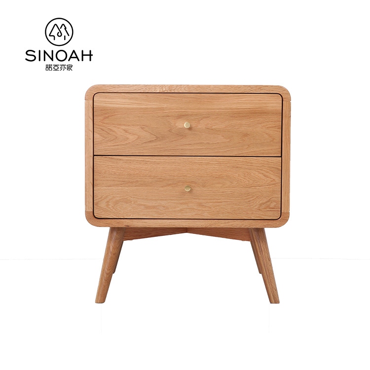 Quercus Duplex Drawer Bedside Mensam