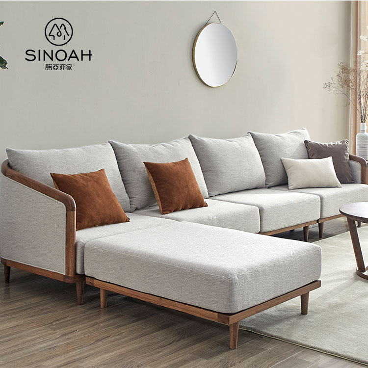 Quercus lignea Sofa L Shape Nucis Color